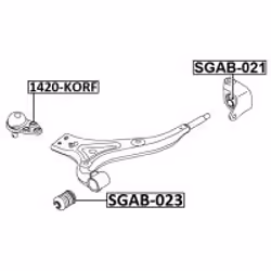 FEBEST SGAB-021 non classé
