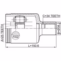 FEBEST 1611-204LH non classé - Vue supplémentaire 2
