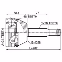 FEBEST 2110-TRD9A48 non classé