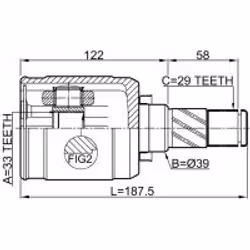 FEBEST 0211-MR20MTLH non classé - Vue supplémentaire 2