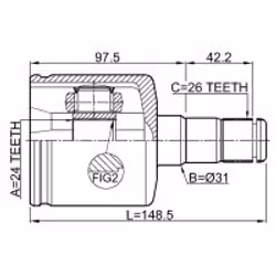 FEBEST 2711-S80ATLH non classé