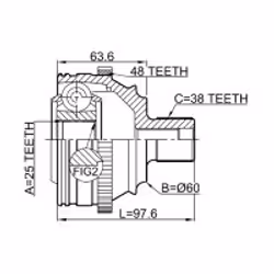 FEBEST 2310-TRSYNA48 non classé