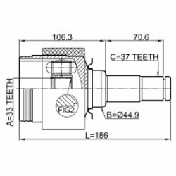 FEBEST 1611-251LH non classé - Vue supplémentaire 2
