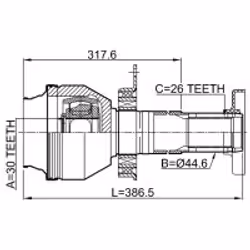 FEBEST 2311-T5MT6RH non classé
