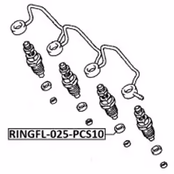 FEBEST RINGFL-025-PCS10 non classé