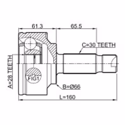 FEBEST 1610-639 non classé