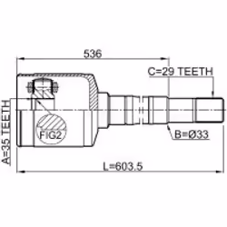 FEBEST 0211-QR25MTRH non classé