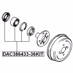 FEBEST DAC386433-36KIT non classé - Vue supplémentaire 2