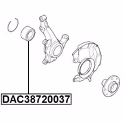 FEBEST DAC38720037 non classé
