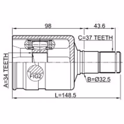 FEBEST 2311-5N1LH non classé - Vue supplémentaire 2
