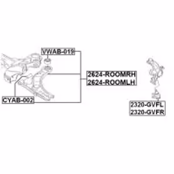 FEBEST 2624-ROOMLH non classé
