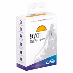 ULTIMATE GUARD Katana Sleeves Standard Size, Protège-carte, Jaune, 100 pièce(s)