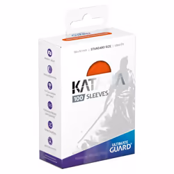 ULTIMATE GUARD Katana Sleeves Standard Size, Protège-carte, Orange, 100 pièce(s)