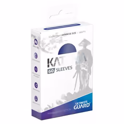 ULTIMATE GUARD Katana Sleeves Japanese Size, Protège-carte, Bleu, 60 pièce(s)