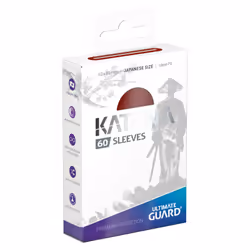 ULTIMATE GUARD Katana Sleeves Japanese Size, Protège-carte, Rouge, 60 pièce(s)