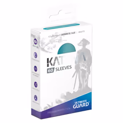 ULTIMATE GUARD Katana Sleeves Japanese Size, Protège-carte, Turquoise, 60 pièce(s)