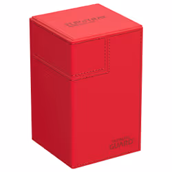 ULTIMATE GUARD Flip‘n‘Tray Xenoskin, Boîtier, Rouge