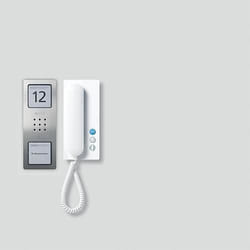 Siedle SET CA 812-1 E/W Acier inoxydable, Blanc