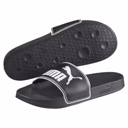 PUMA Leadcat Slide Mâle 37 Noir, Blanc