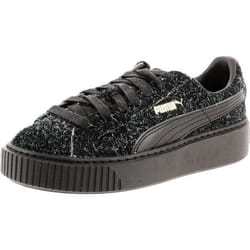 Baskets - PUMA - Platform Elemental - Noir - Femme - Lacets - Talon Plateau