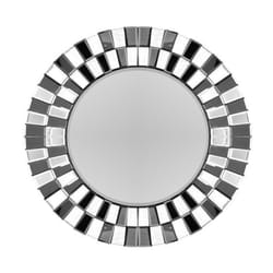 Miroir Mural Design Horus 80cm Argent