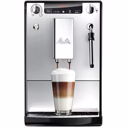 Melitta Solo &amp; Milk machines à expresso automatiques Argent - Noir E953-102, Machine à expresso, 1,2 L, Café en grains, B ...