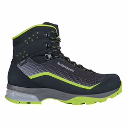 LOWA IROX GTX MID, Adulte, Noir, Bottes d’extérieur, Randonnée, Motif, Fermeture par lacet