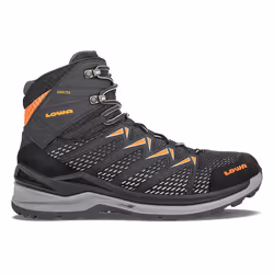 LOWA Innox Pro GTX Mid, Mâle, Adulte, Noir, Orange, Bottes d’extérieur, Randonnée, EUE