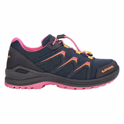 LOWA Maddox GTX Lo Junior, Unisexe, Enfant, Noir, Rose, Chaussures d’extérieur, Randonnée, EUE