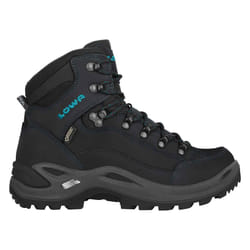 LOWA Renegade GTX Mid Ws Femelle Adulte Noir, Turquoise