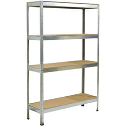 Schulte Regalwelt - SCHULTE Regalwelt Rayonnage pour charges lourdes avec 4 étagères en bois, capacité de charge par niveau 120 kg, 180x120x40 cm