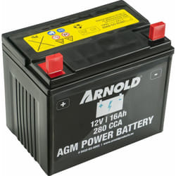 Arnold - Batterie agm 12V 16Ah pour tracteur tondeuse
