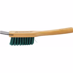 Brosse de nettoyage pratique pour tondeuses à gazon et autres outils de jardin. Grattoir pour saleté tenace Poils en plastiqu ...