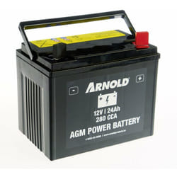 Batterie AZ106 - agm U1R-280 sla pour tracteur tondeuse, + terminal droite - Arnold