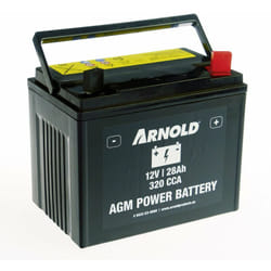 Batterie AZ108/AGM U1R-320 sla pour tracteur tondeuse, + terminal droite - Arnold
