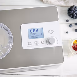 Spring­la­ne Elisa Compresseur pour sorbetière 2 L 180 W Argent, Blanc