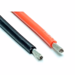 Câble silicone flexible - Pichler - 2 x 0.5 mm² - Rouge - Noir