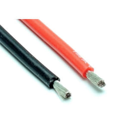 Câble silicone flexible - Pichler - 2 x 0.5 mm² - Rouge - Noir