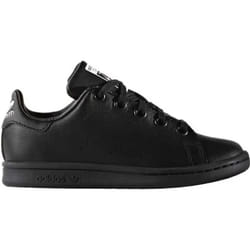 adidas Originals Stan Smith Enfant Noir - Chaussures à Lacets pour Enfants en Cuir Souple et Confortable. Style Intemporel.