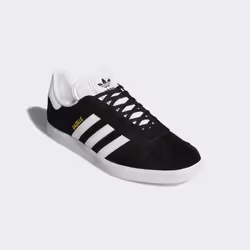 Adidas Gazelle Mâle 46 Noir, Blanc, Or - Vue supplémentaire 4