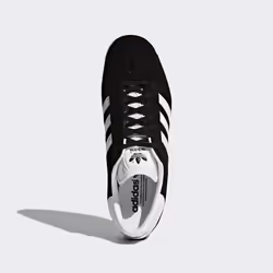 Adidas Gazelle Mâle 42 Noir, Blanc, Or - Vue supplémentaire 2