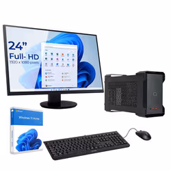 Sedatech Pack Mini-PC Evolution • Intel i7-9750H • 16Go RAM • 1To SSD M.2 • Windows 11 • Moniteur 24