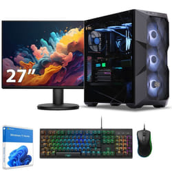 Sedatech Pack PC Gamer ATX Premium • AMD Ryzen 7 9800X3D • RTX4060 • 32Go DDR5 • 2To SSD M.2 • Windows 11 • Moniteur 27