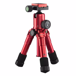 Mantona 21183, 3 pieds, Rouge, 49,5 cm