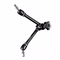 Walimex 21425, Bras support, Noir, Aluminium, Plastique, Acier inoxydable, 5 kg, 3/8", 53 mm