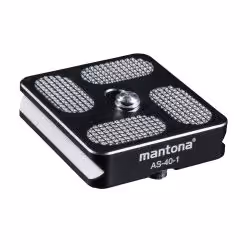Mantona 21460, Noir, Caoutchouc, 1/4", 40 mm, 38 mm, 10 mm