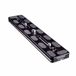 Mantona 21466, Plaque de tête de trépied, Noir, Aluminium, 1 pièce(s), 38 mm, 10 mm