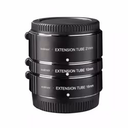 Walimex 21655, Fuji X, Noir, Métal, 214 g, 75 mm, 75 mm