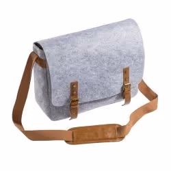 Mantona 21973, Sac Messenger, Toutes marques, Sangle épaule, Bleu, Marron