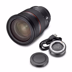 Objectif zoom Samyang - 23289 - 24-70 mm - F28 - Compatible Sony E - Kit avec Lens Station